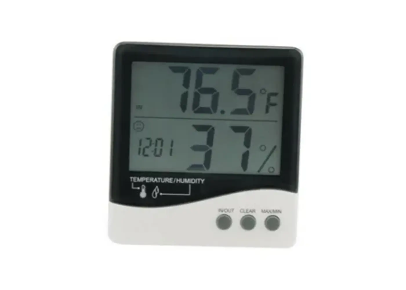 Growers Edge Grower's Edge Large Display Thermometer / Hygrometer (20/Cs)