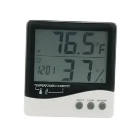 Growers Edge Grower's Edge Large Display Thermometer / Hygrometer (20/Cs)