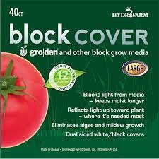 Rockwool Block Cover 8", pack of 40