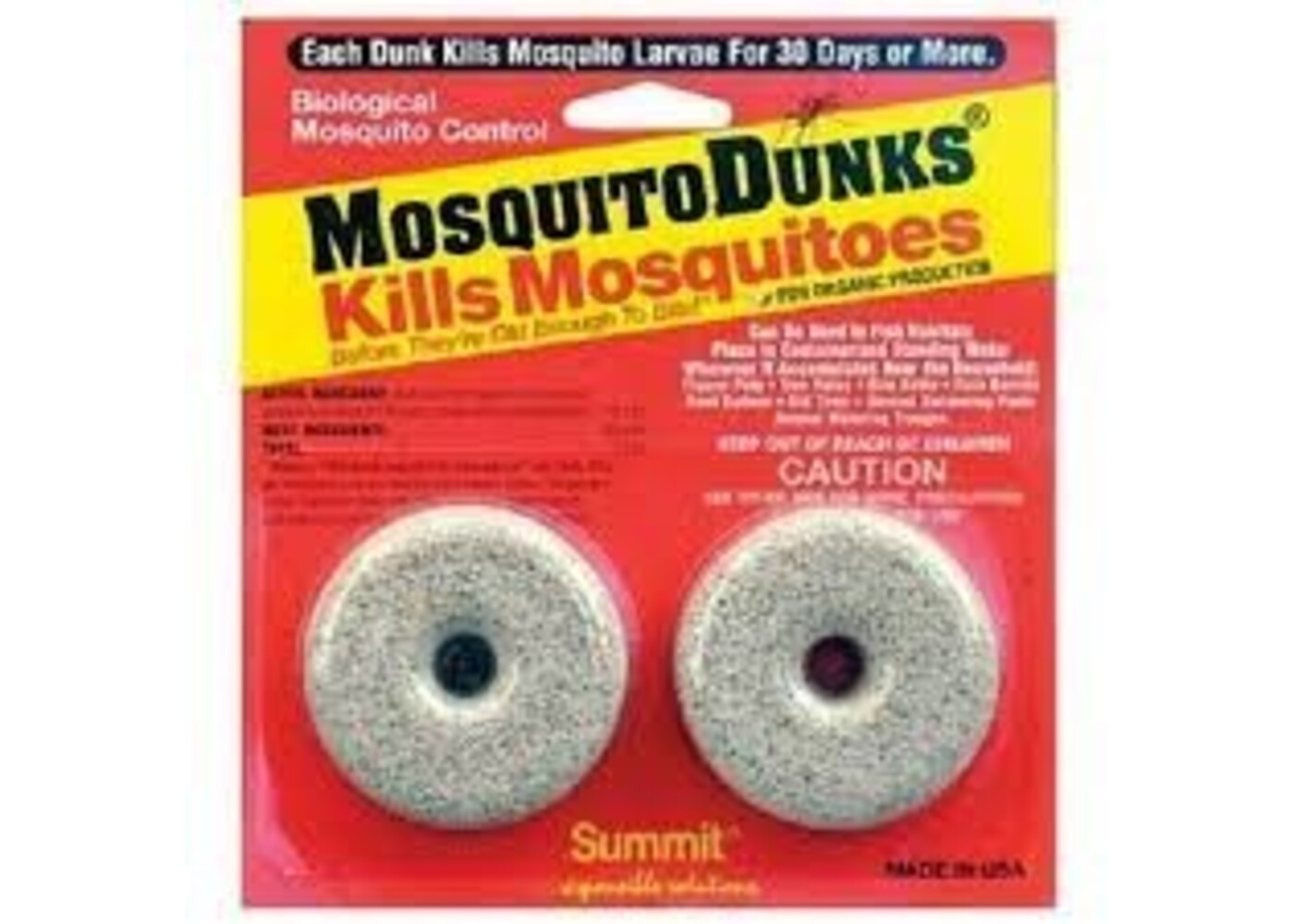 Mosquito Bits Mosquito Dunks 2/Card