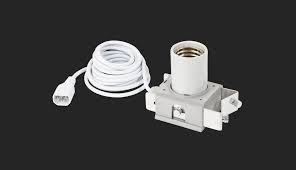 Lighting Components Large Adjust-a-Wing SE to DE Socket Conversion Kit w/ Lamp Cord