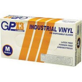  GPX3 Vinyl Gloves Medium