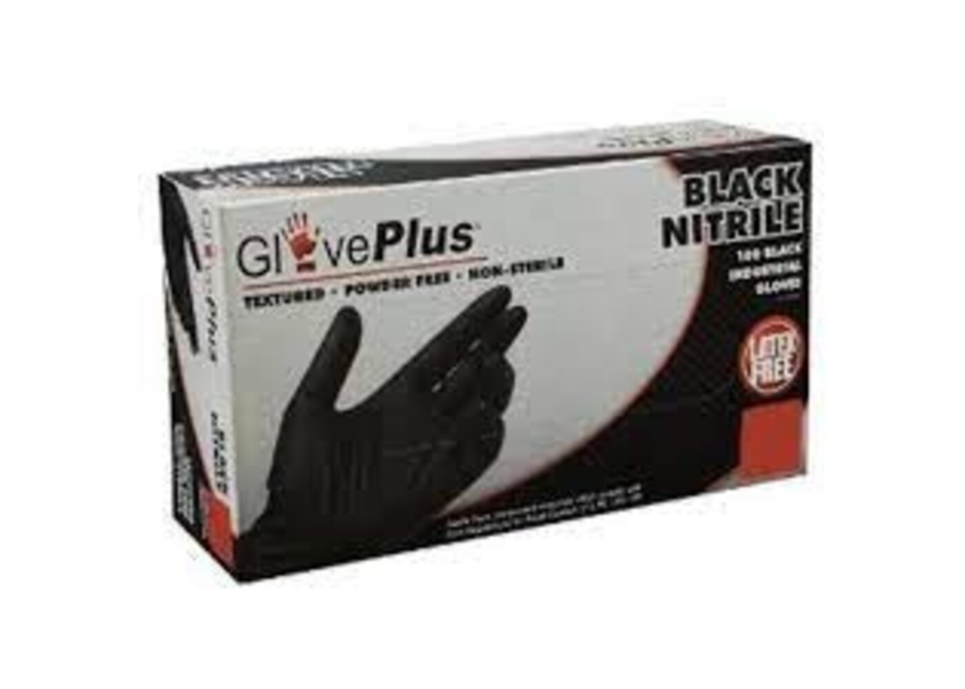 GlovePlus Black Nitrile XL Gloves