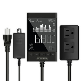 AC Infinity AC Infinity CO2 Controller, Smart Outlet Carbon Dioxide Monitor For CO2 Regulators & Inline Fans