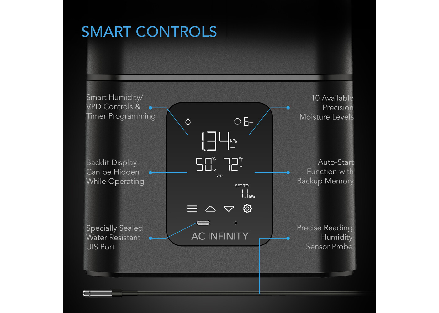AC Infinity AC Infinity CloudForge T7, Environmental Plant Humidifier