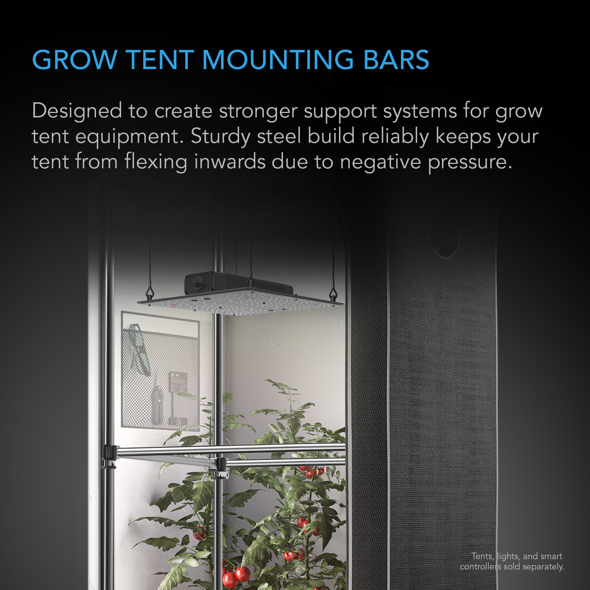 AC Infinity AC Infinity Grow Tent Mounting Bars 5x5