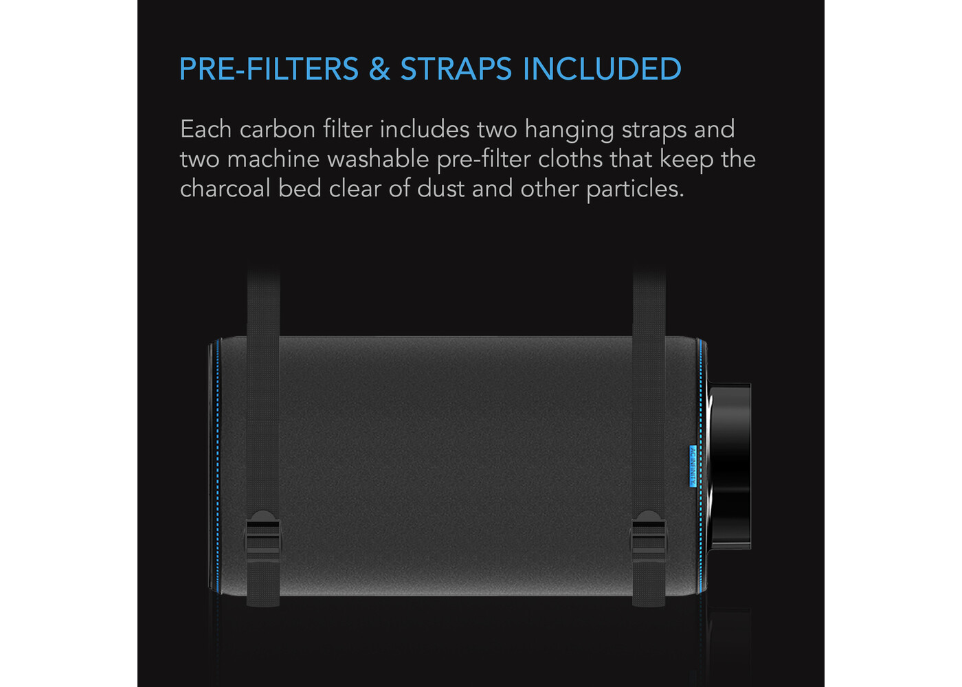 AC Infinity AC Infinity Duct Carbon Filter 10"