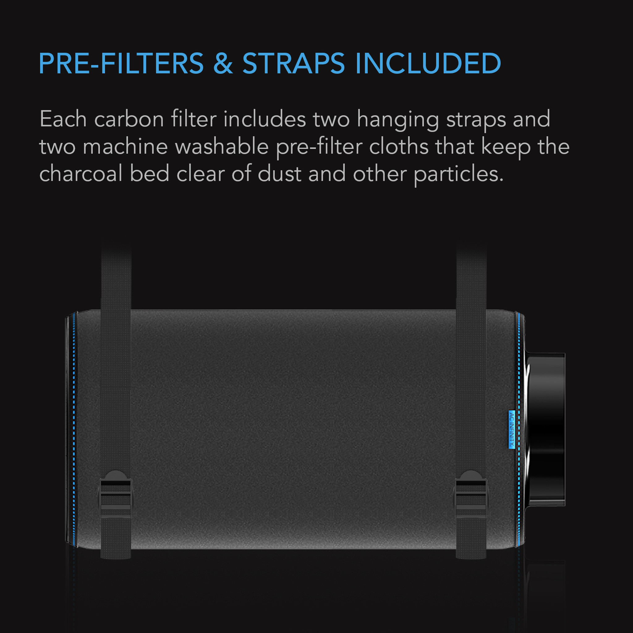AC Infinity AC Infinity Duct Carbon Filter 10"