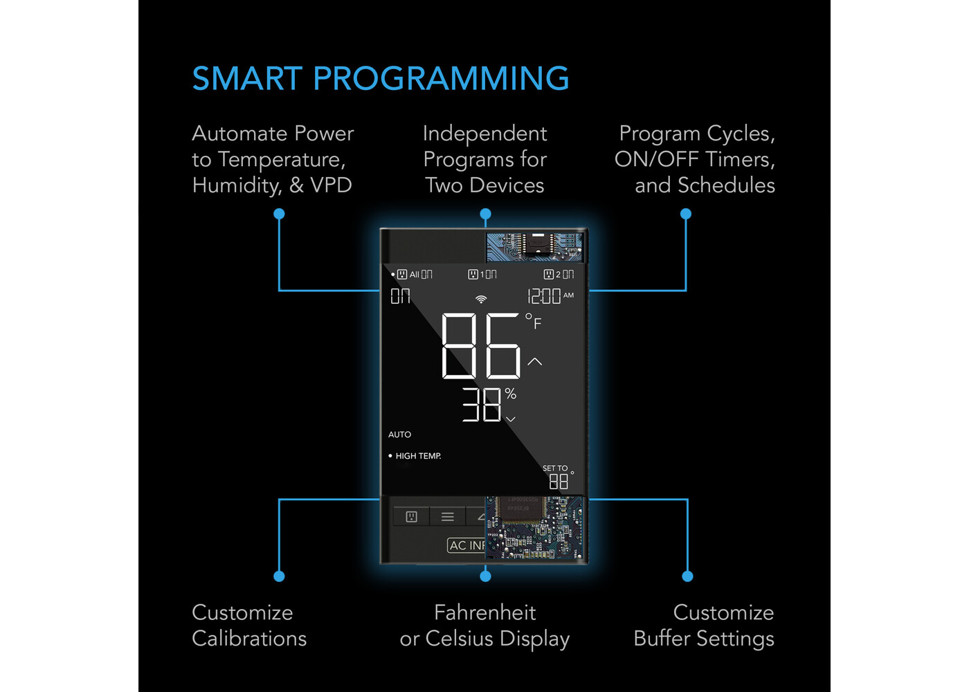 AC Infinity AC Infinity Controller 79 Smart Outlet Controller