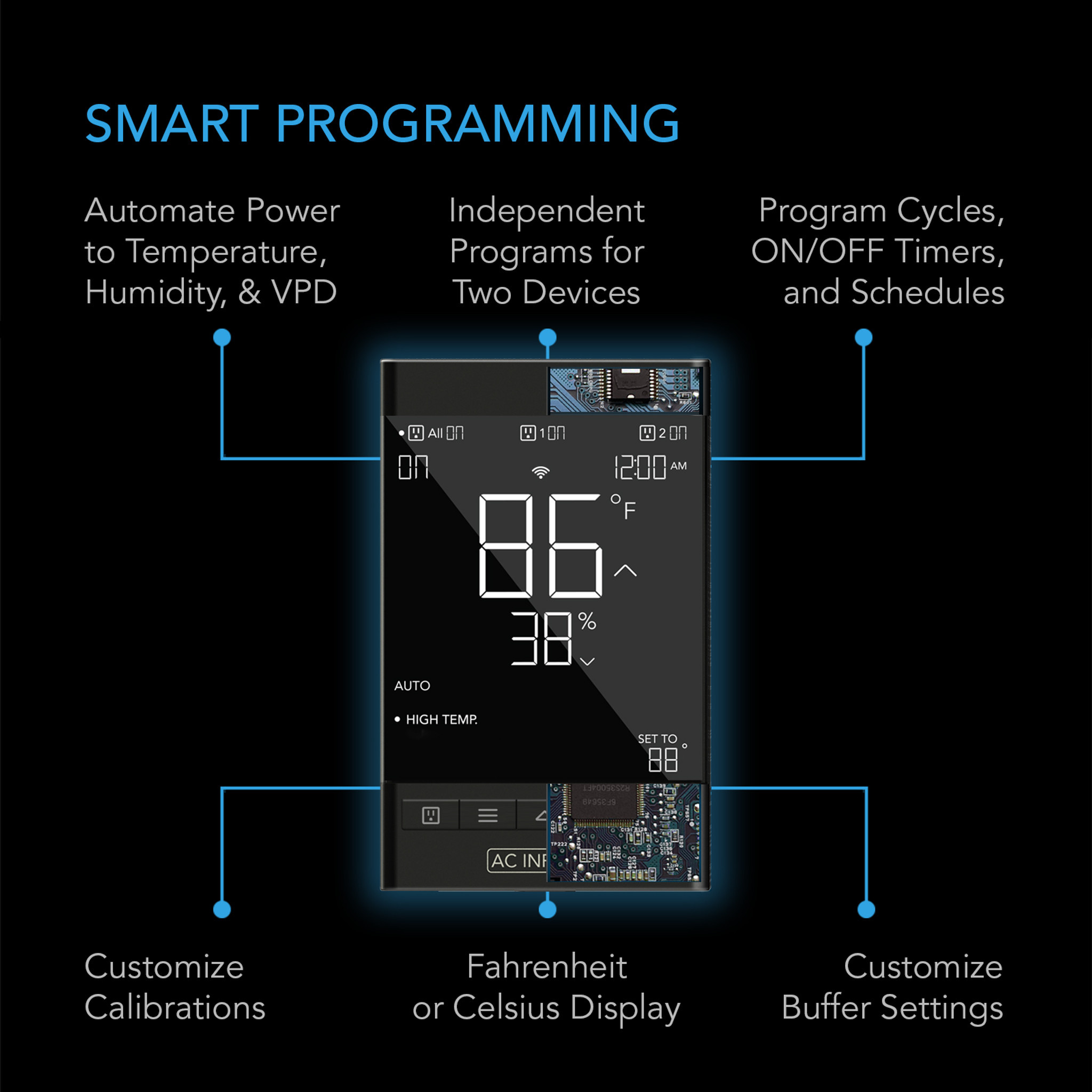 AC Infinity AC Infinity Controller 79 Smart Outlet Controller