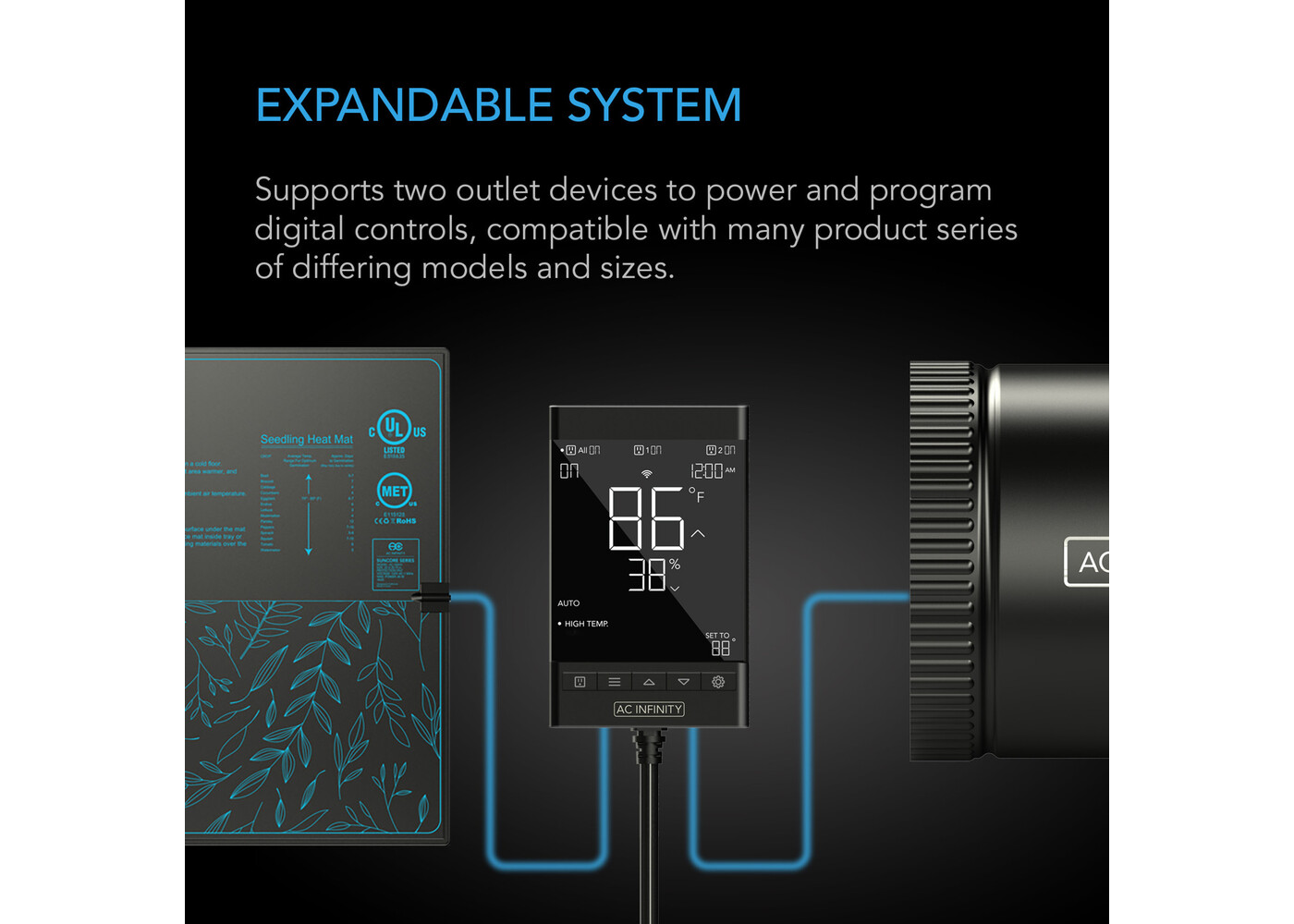 AC Infinity AC Infinity Controller 79 Smart Outlet Controller