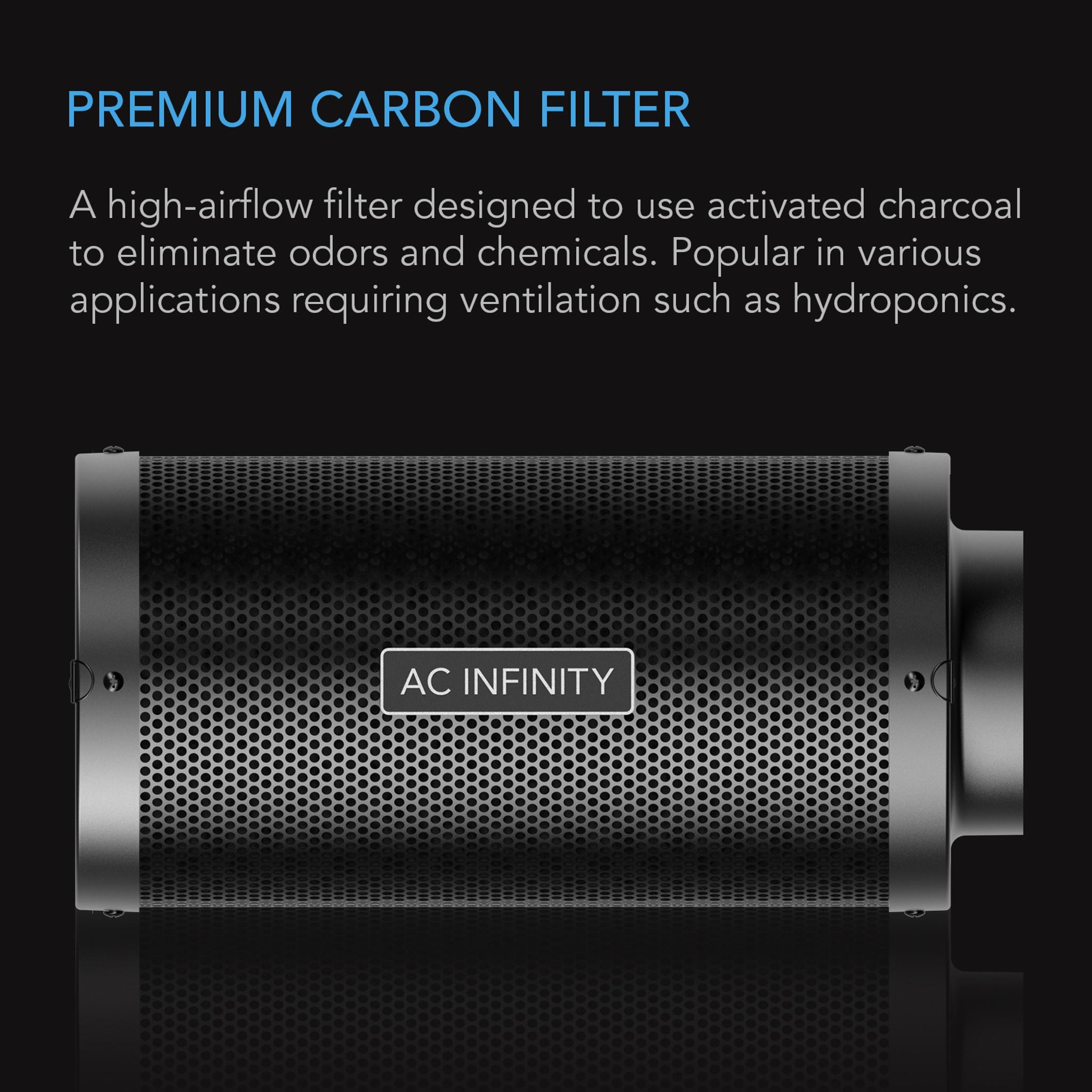 AC Infinity AC Infinity Duct Carbon Filter 4"
