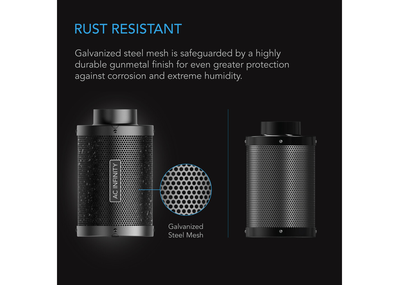 AC Infinity AC Infinity Duct Carbon Filter 4"