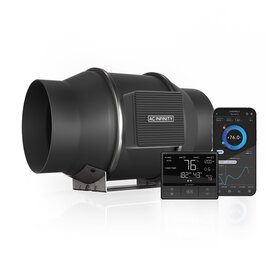 AC Infinity AC Infinity CloudLine T6 6" Inline Duct Fan w/ Temp & Humidity Controller