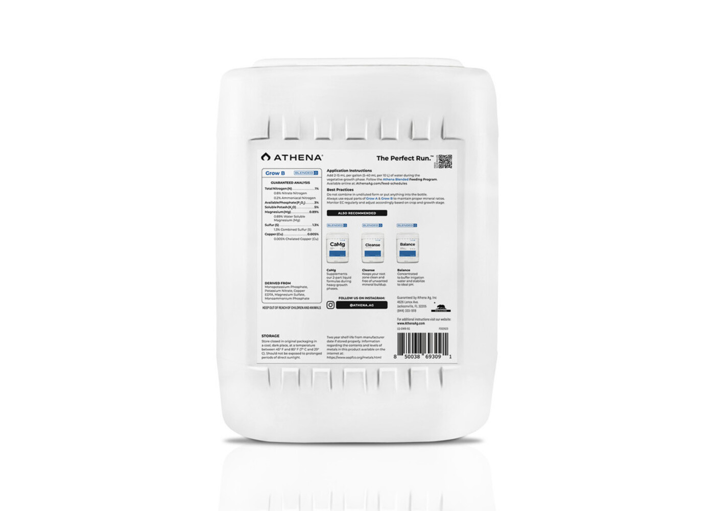 Athena Athena Grow B 5 gal