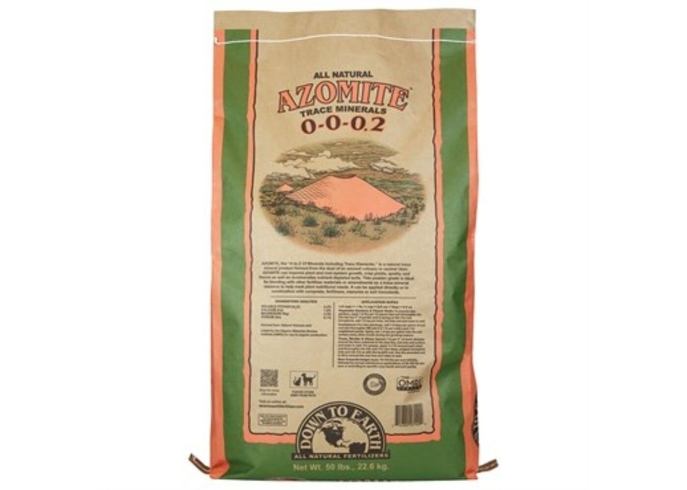 Down To Earth AZOMITE SR Powder - 50lb