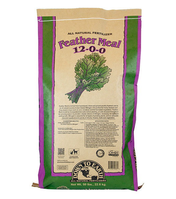 Down To Earth Feather Meal - 50 lb