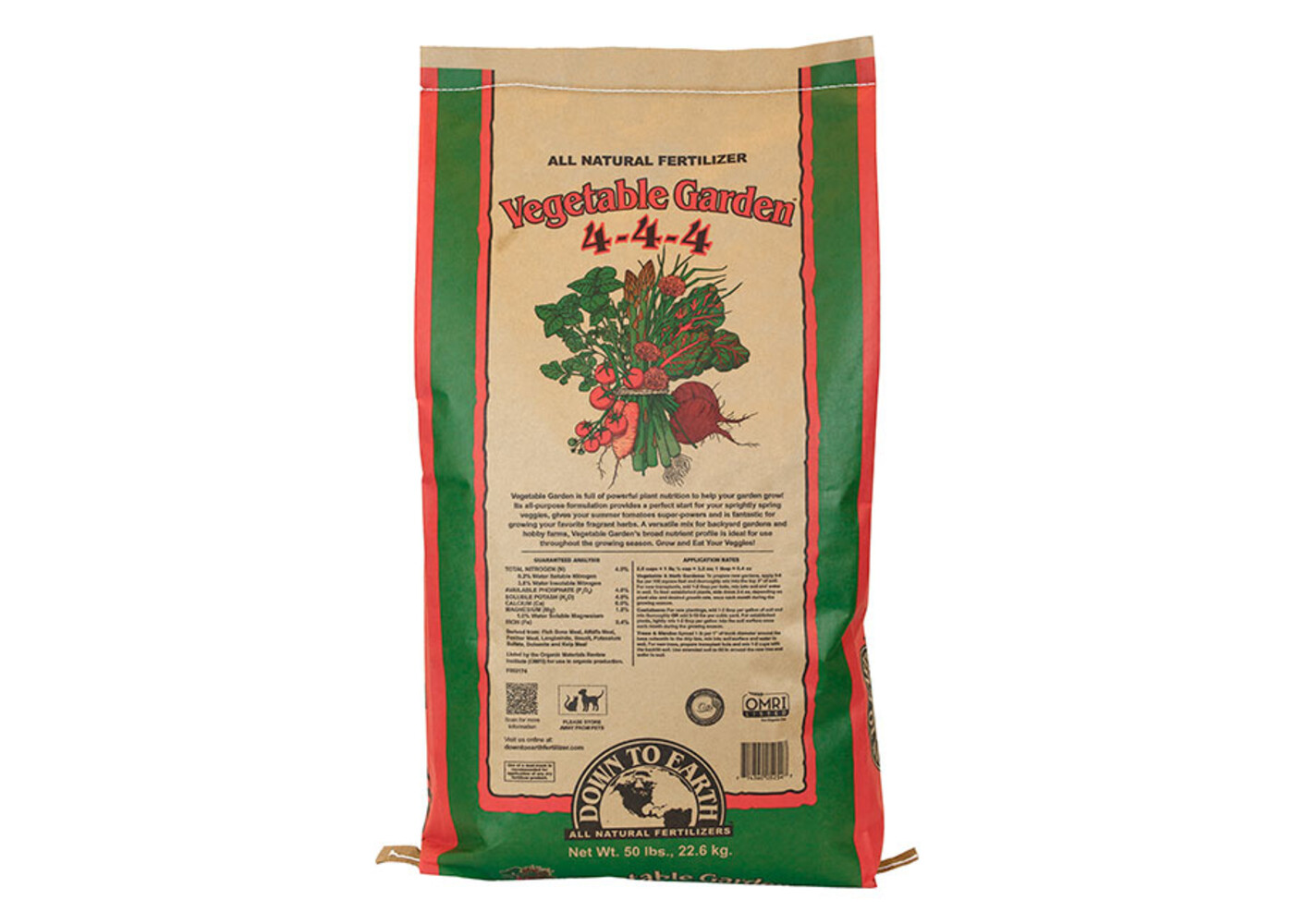 Down To Earth Vegetable Garden 50lb
