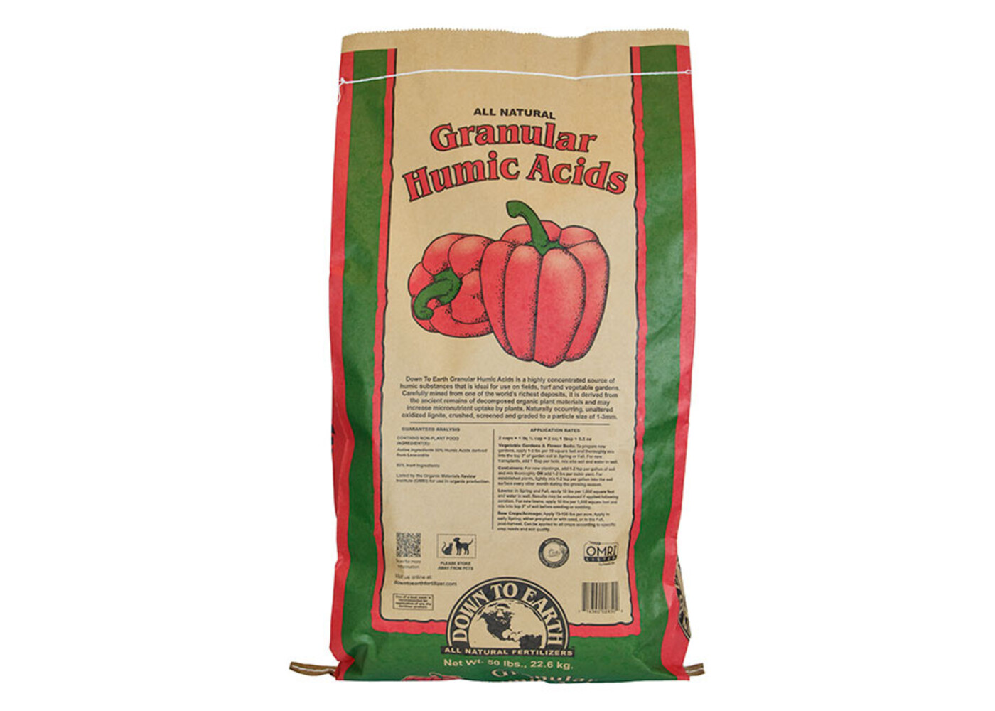 Down To Earth Granular Humic Acid 50lb