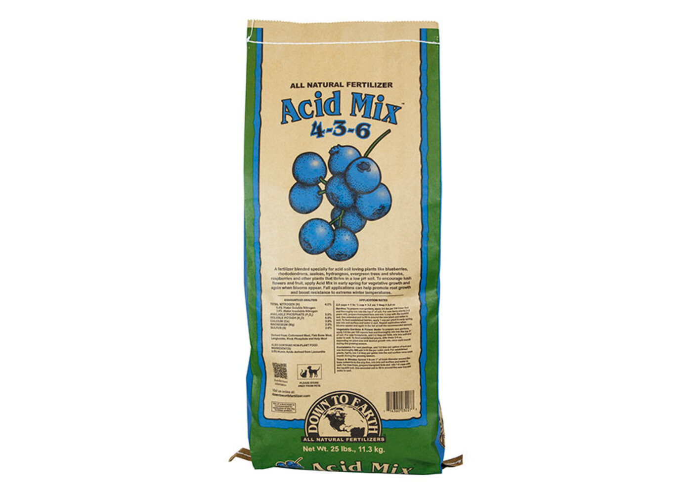 Down To Earth Acid Mix 25lb