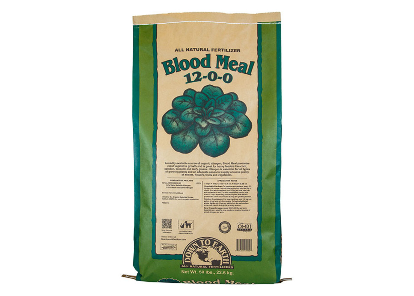 Down To Earth Blood Meal 50lb
