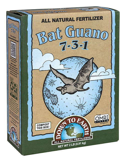 Down To Earth Bat Guano 7-3-1   2 lb