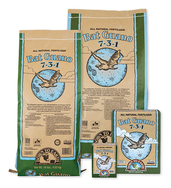 Down To Earth Bat Guano 7-3-1   2 lb