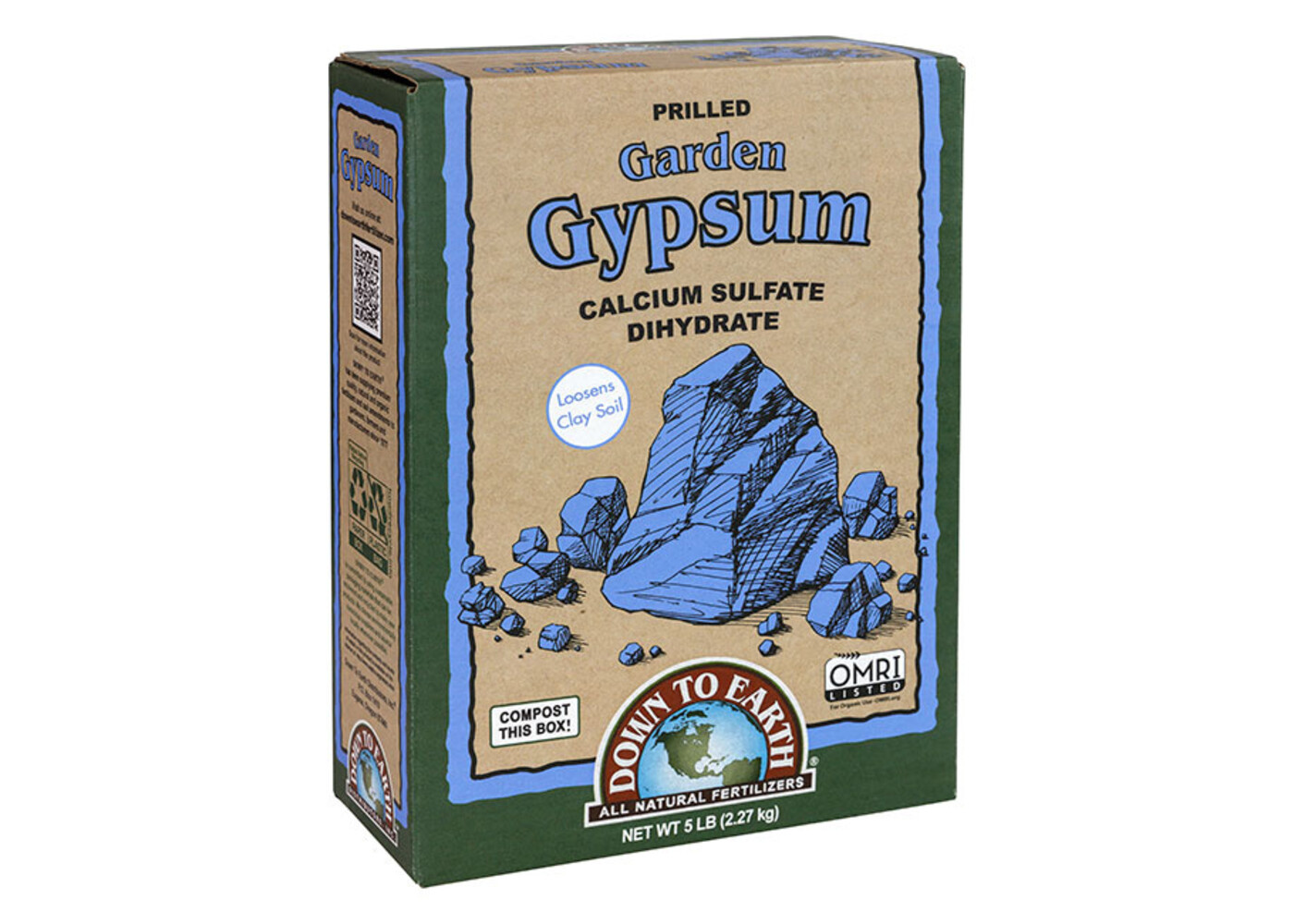 Down To Earth Garden Gypsum 5lb