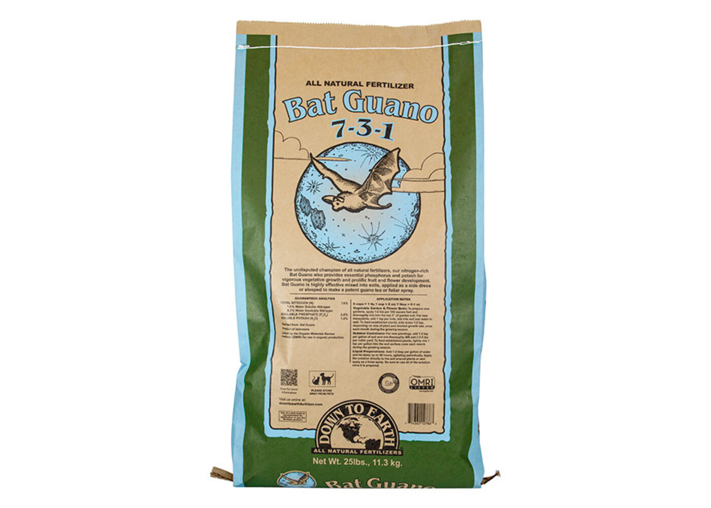Down To Earth Bat Guano 25lb