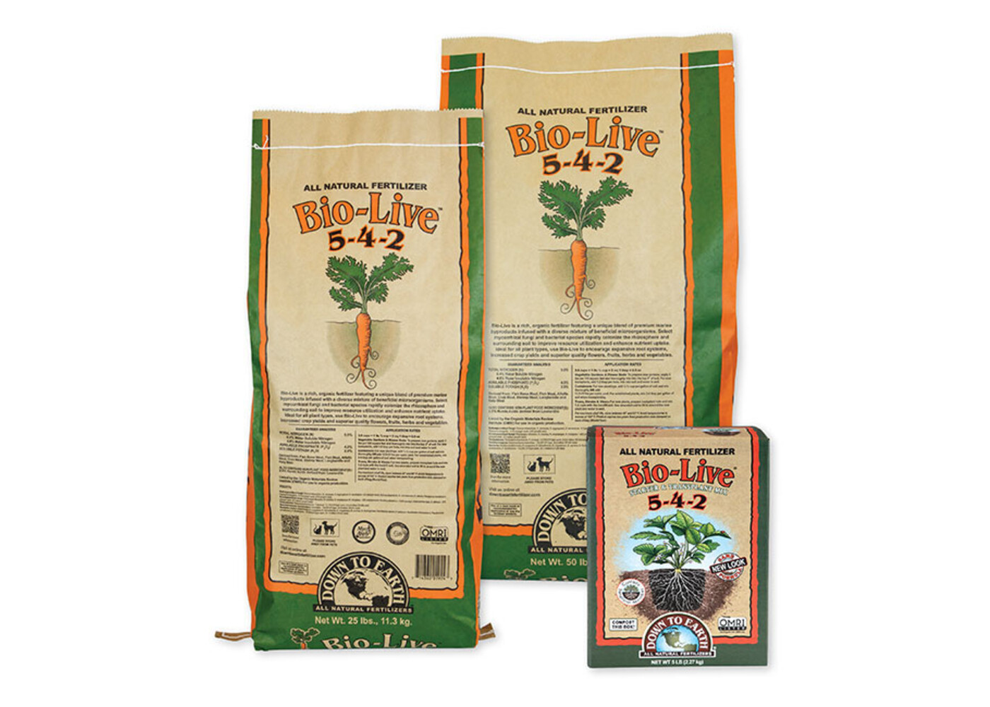 Down To Earth Bio-Live - 25 lb