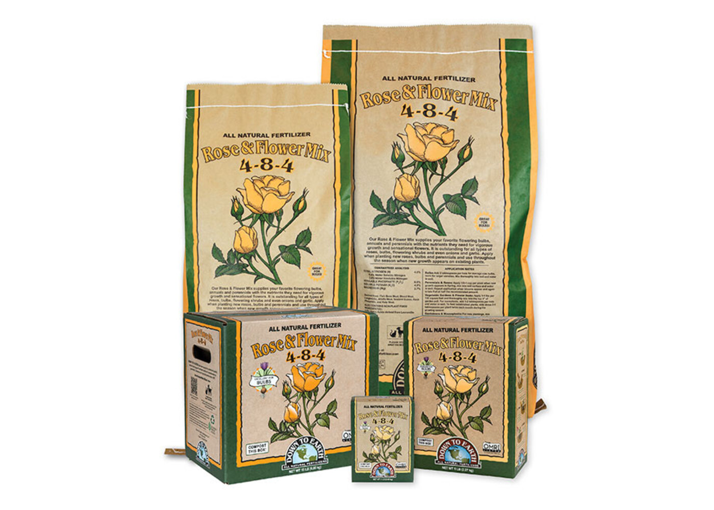 Down To Earth Rose & Flower Mix 5lb
