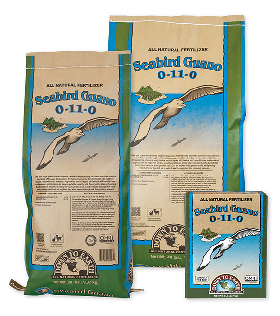 Down To Earth Seabird Guano High Phos - 5 lb