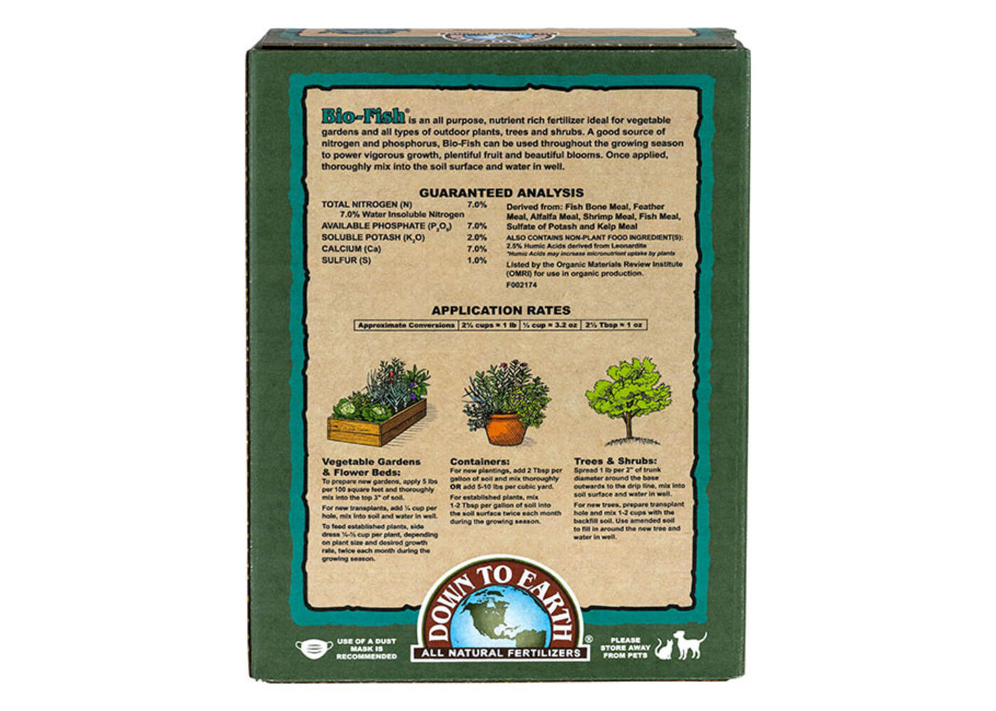 Down To Earth Bio-Fish 50lb
