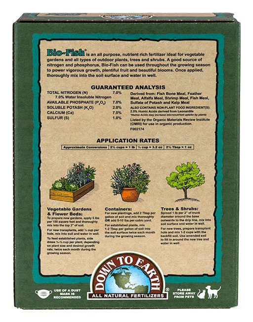 Down To Earth Bio-Fish 50lb