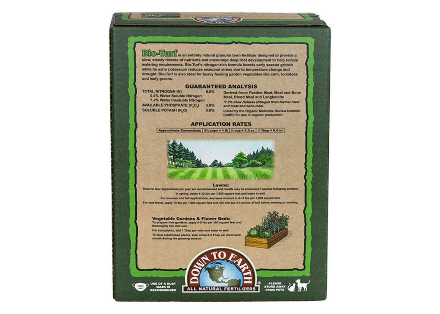 Down To Earth Bio Turf 25lb