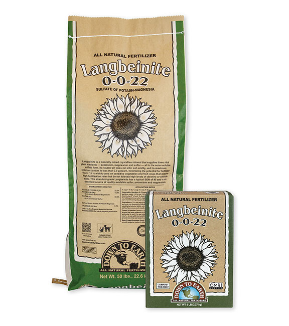 Down To Earth Langbeinite (Sul-Po-Mag) - 50 lb