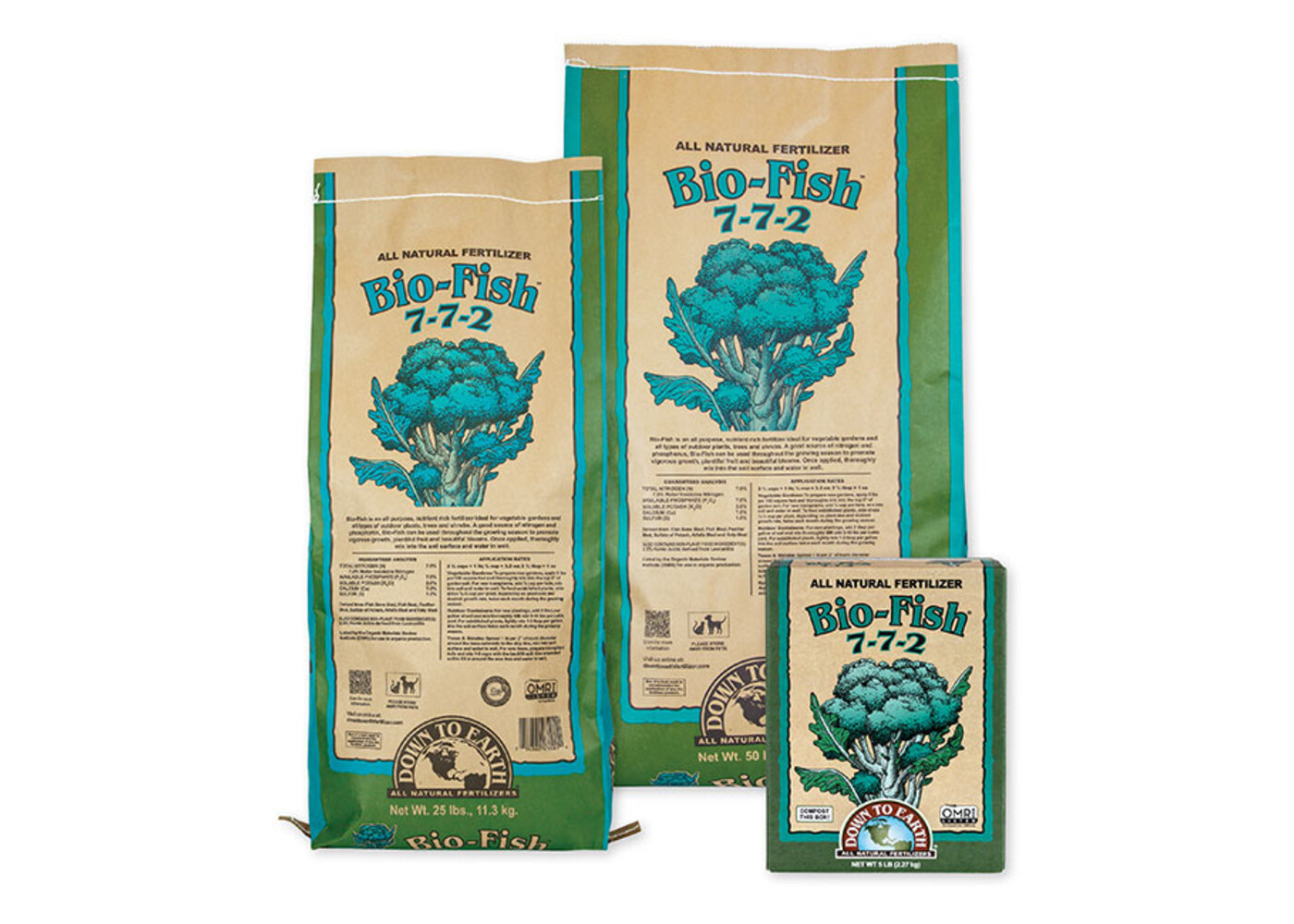 Down To Earth Bio-Fish - 25 lb