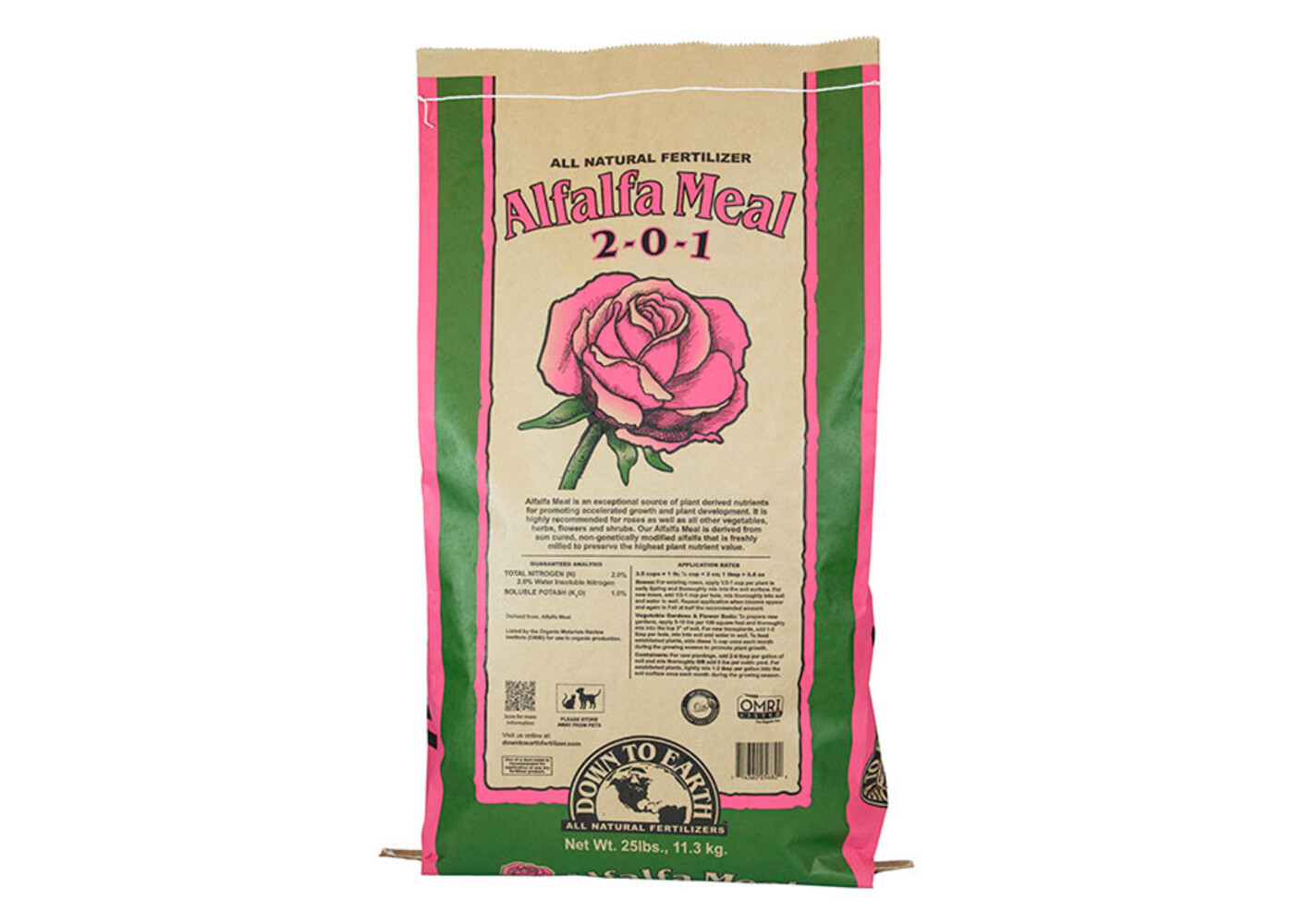 Down To Earth Alfalfa Meal - 25 lb