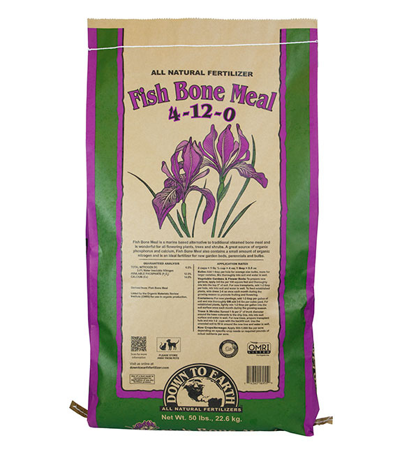 Down To Earth Fish Bone Meal - 50 lb