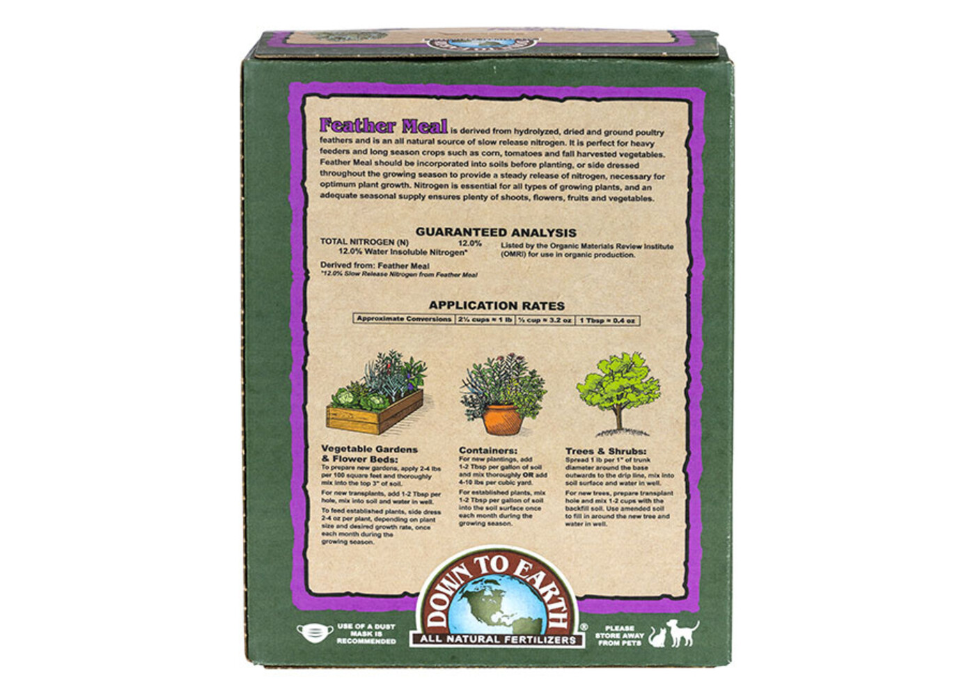 Down To Earth Feather Meal - 4 lb