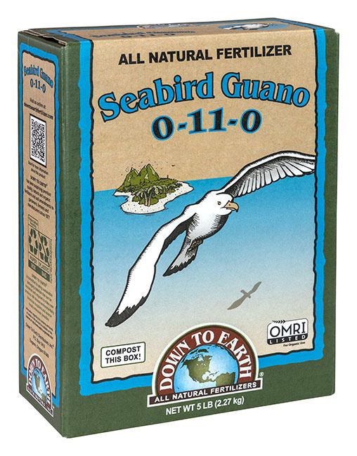 Down To Earth High Phosphorus Seabird Guano - 5 lb