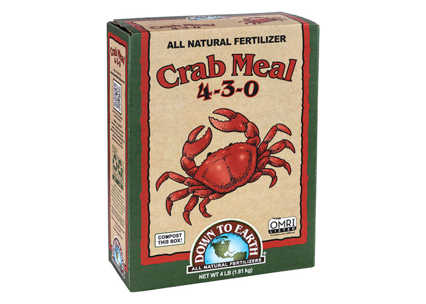 Down To Earth Crab Meal - 4 lb