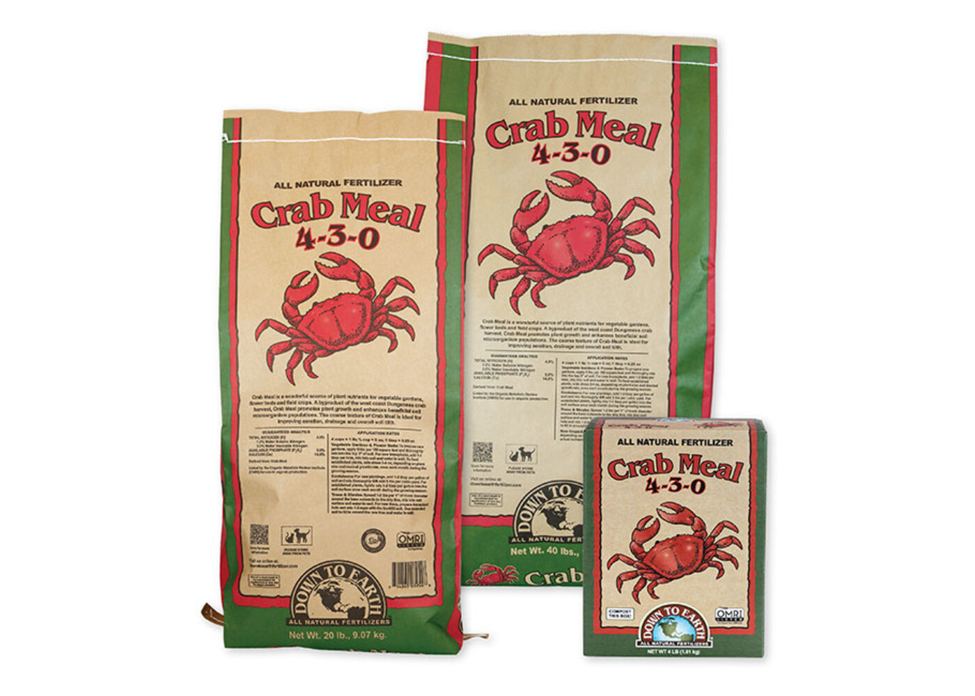 Down To Earth Crab Meal - 4 lb