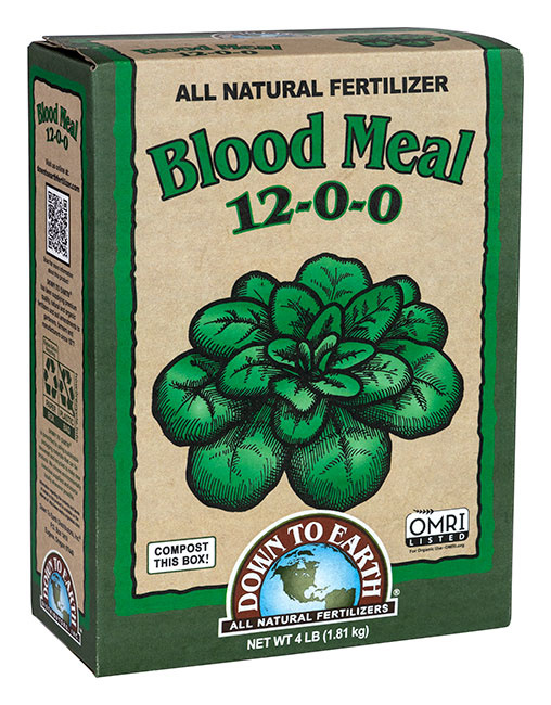 Down To Earth Blood Meal - 4 lb
