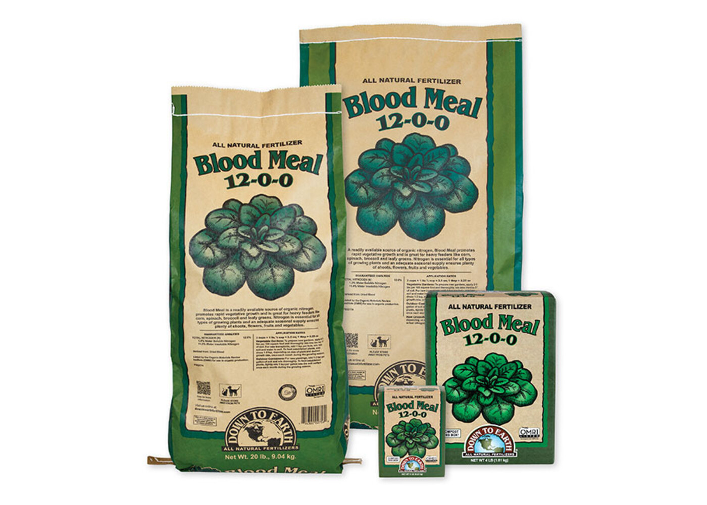 Down To Earth Blood Meal - 4 lb