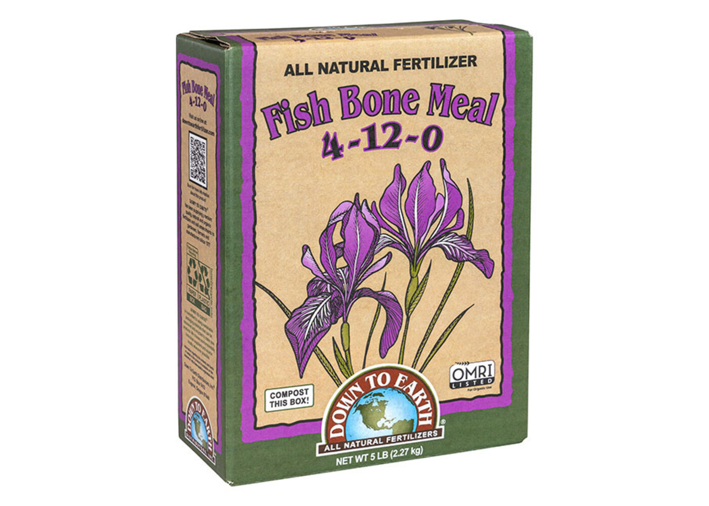 Down To Earth Fish Bone Meal - 5 lb