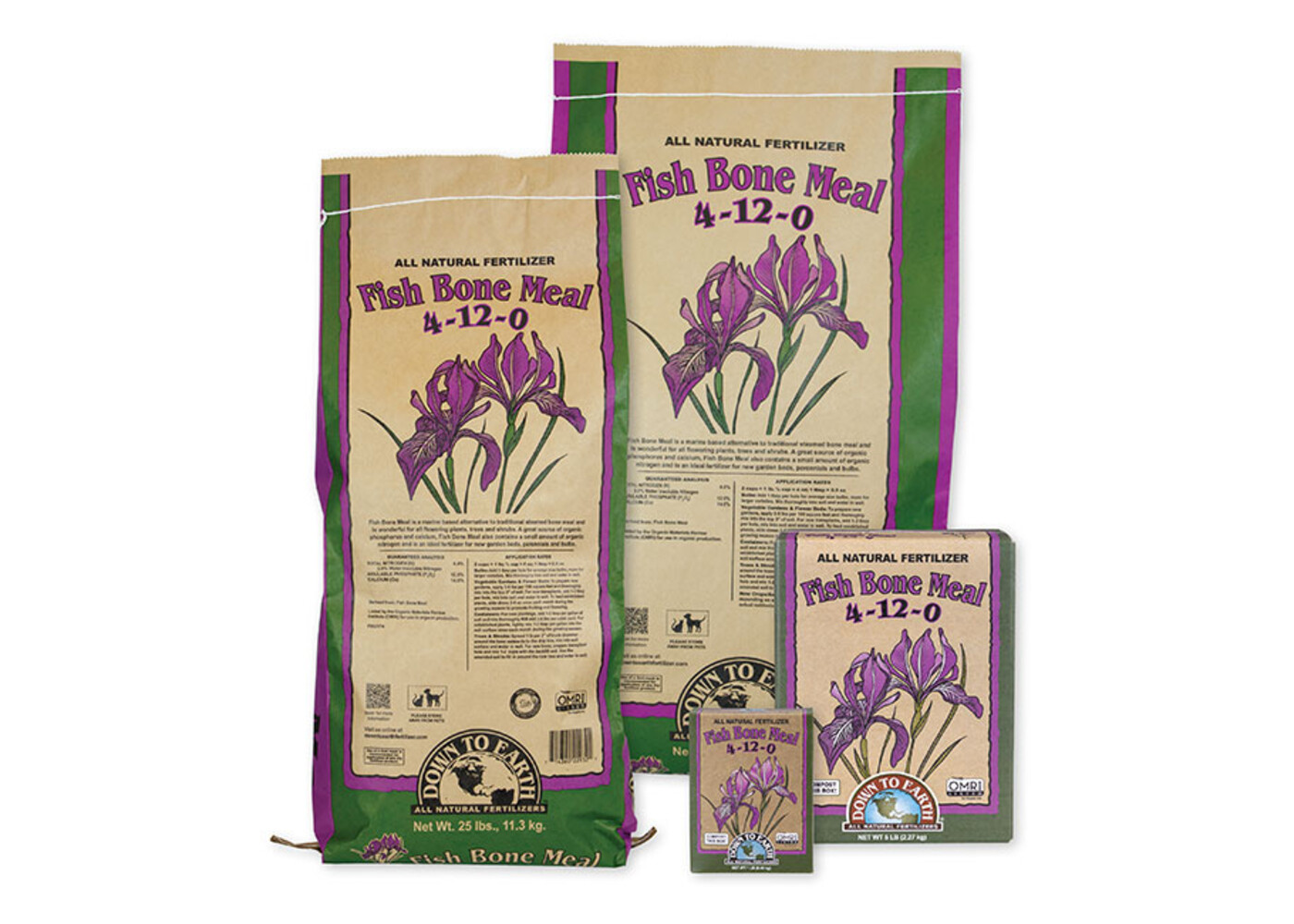Down To Earth Fish Bone Meal - 5 lb