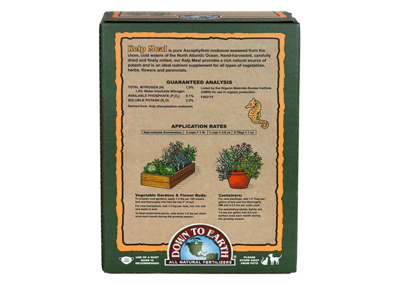 Down To Earth Kelp Meal - 4 lb