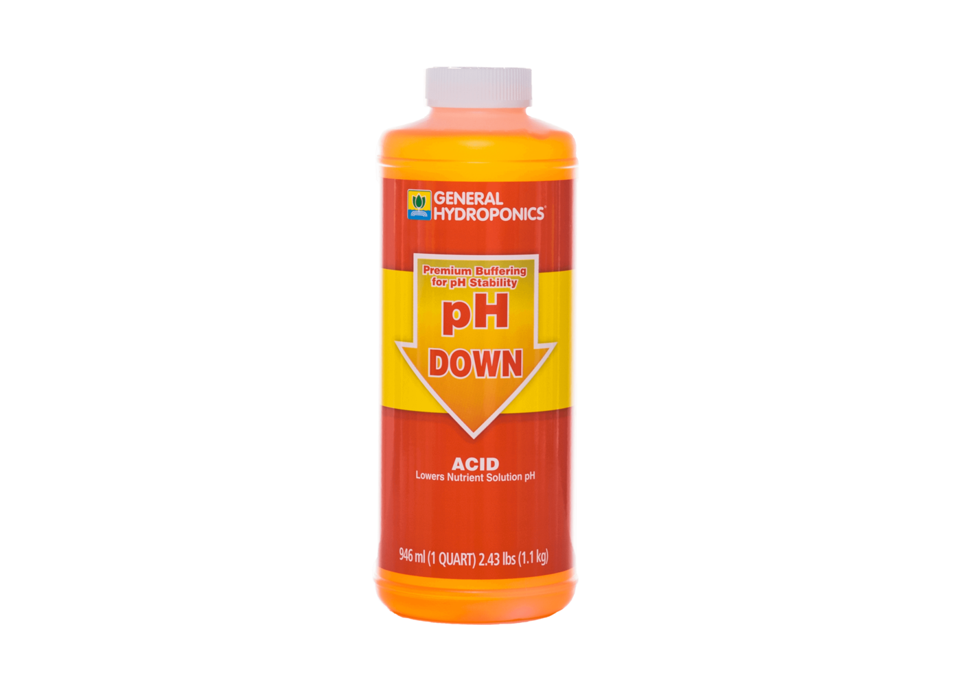 General Hydroponics pH Down Liquid Quart