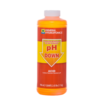 General Hydroponics pH Down Liquid Quart